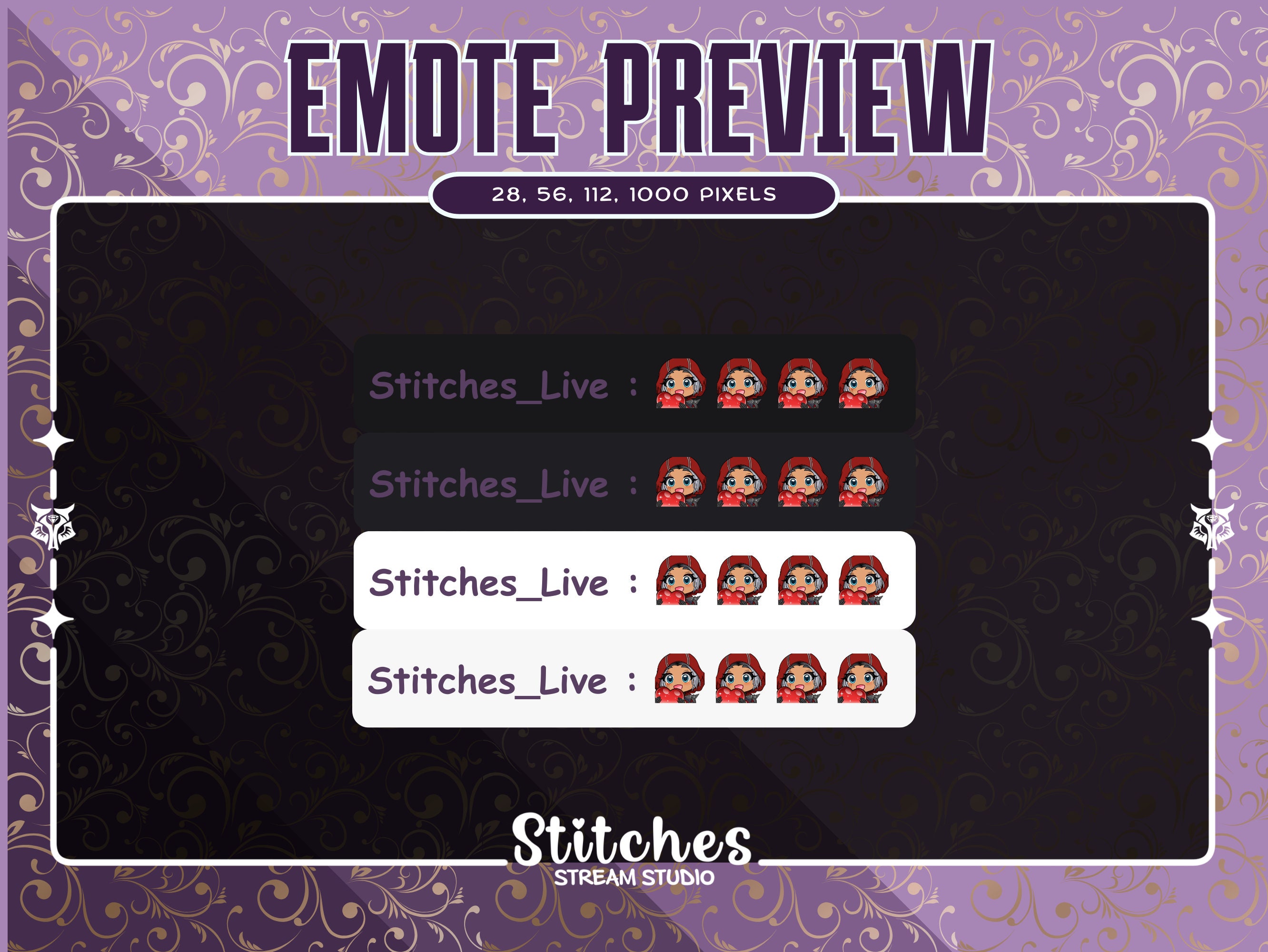 Apex Legends Loba Lycan Hunter Heart Premade Emote, Loba Emotes Twitch ...
