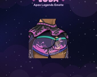 Apex Legends Loba Hell Bent Bottom Twitch Emote | Streamer, Streaming Assets, Gaming, Emoji, Chibi, Discord, YouTube, Kick, Sticker