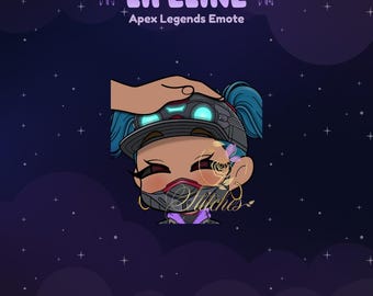 Apex Legends Lifeline Mischief Medic Pat Twitch Emote | Streamer, Streaming Assets, Gaming, Emoji, Chibi, Discord, YouTube, Kick, Sticker