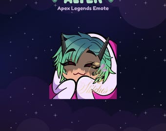 Apex Legends Alter Comfy Twitch Emote | Streamer, Streaming Assets, Gaming, Emoji, Chibi, Discord, YouTube, Kick, Sticker