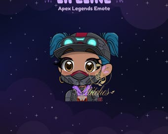 Apex Legends Lifeline Mischief Medic Twitch Emote | Streamer, Streaming Assets, Gaming, Emoji, Chibi, Discord, YouTube, Kick, Sticker