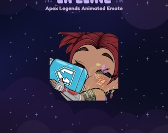 Apex Legends Lifeline Shinobi Surgeon Drink Shield Batt Animated Twitch Emote | Streamer, Assets, Gaming, Emoji, Chibi, Discord, Sticker