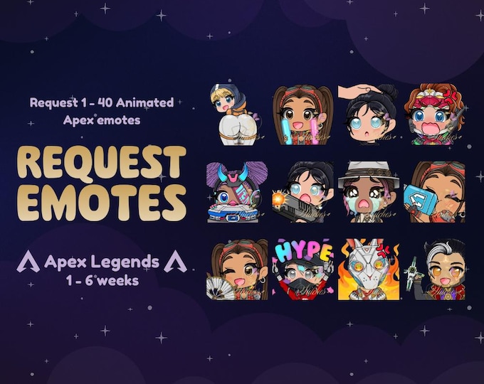 Apex Legends Request Animated Emotes | Streamer, Streaming Assets ...