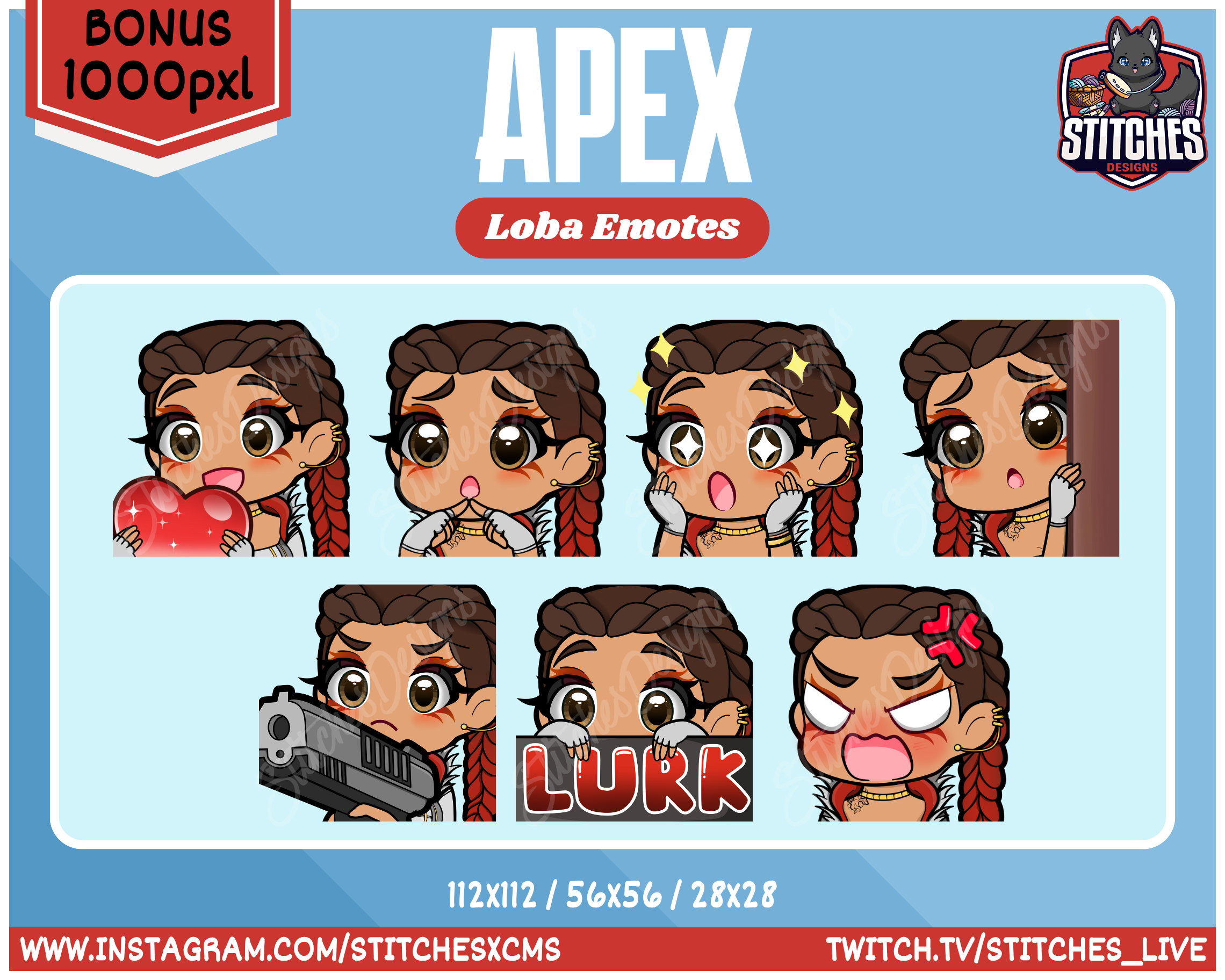 Loba Pepega, Pepe Apex Legends Pepe Twitch Emotes, Chibi Twitch Emotes,  Pepe Frog Pepega Meme Twitch Emotes by Cairoz Creative