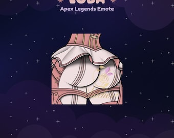 Apex Legends Loba Rose Gold Bottom Twitch Emote | Streamer, Streaming Assets, Gaming, Emoji, Chibi, Discord, YouTube, Kick, Sticker