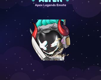 Apex Legends Alter Anachonaut Evil Knife Twitch Emote | Streamer, Streaming Assets, Gaming, Emoji, Chibi, Discord, YouTube, Kick, Sticker