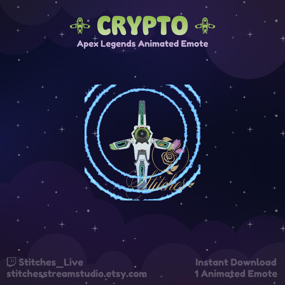 Apex Legends Crypto Drone Drone EMP Animated Twitch Emote | Streamer,  Streaming Assets, Gaming, Emoji, Chibi, Discord, Youtube, Sticker - Etsy