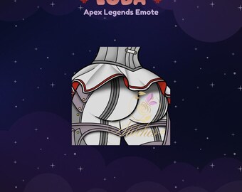 Apex Legends Loba Bottom Twitch Emote | Streamer, Streaming Assets, Gaming, Emoji, Chibi, Discord, YouTube, Kick, Sticker