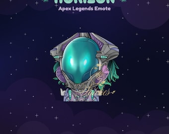 Emote/transmisor de Twitch de Madre de la Prole de Horizon de Apex Legends, recursos de streaming, juegos, emojis, chibi, Discord, YouTube, patadas, pegatinas