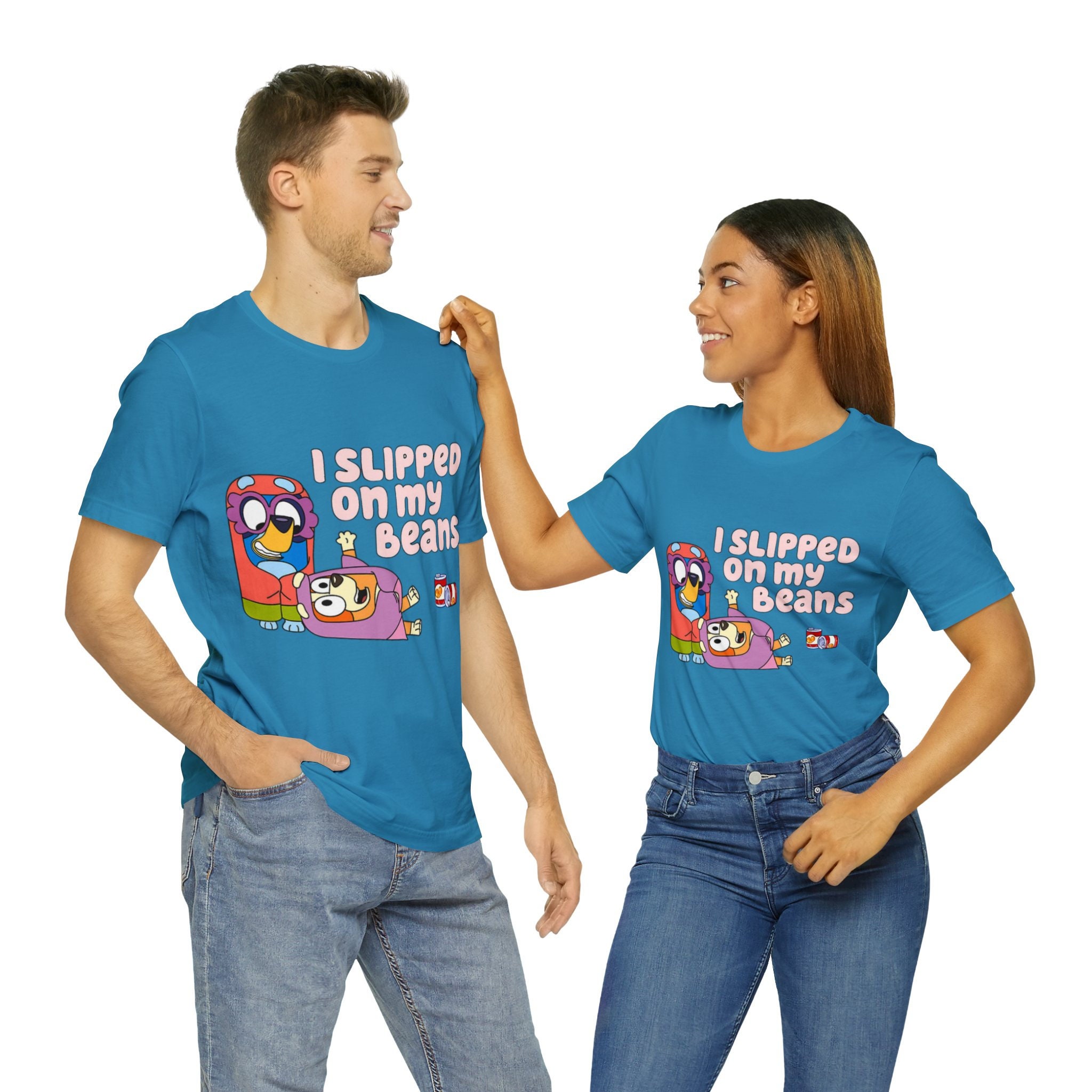 Bluey Inspired Bee-yoop Quote Unisex Adult Soft T-shirt Gift for