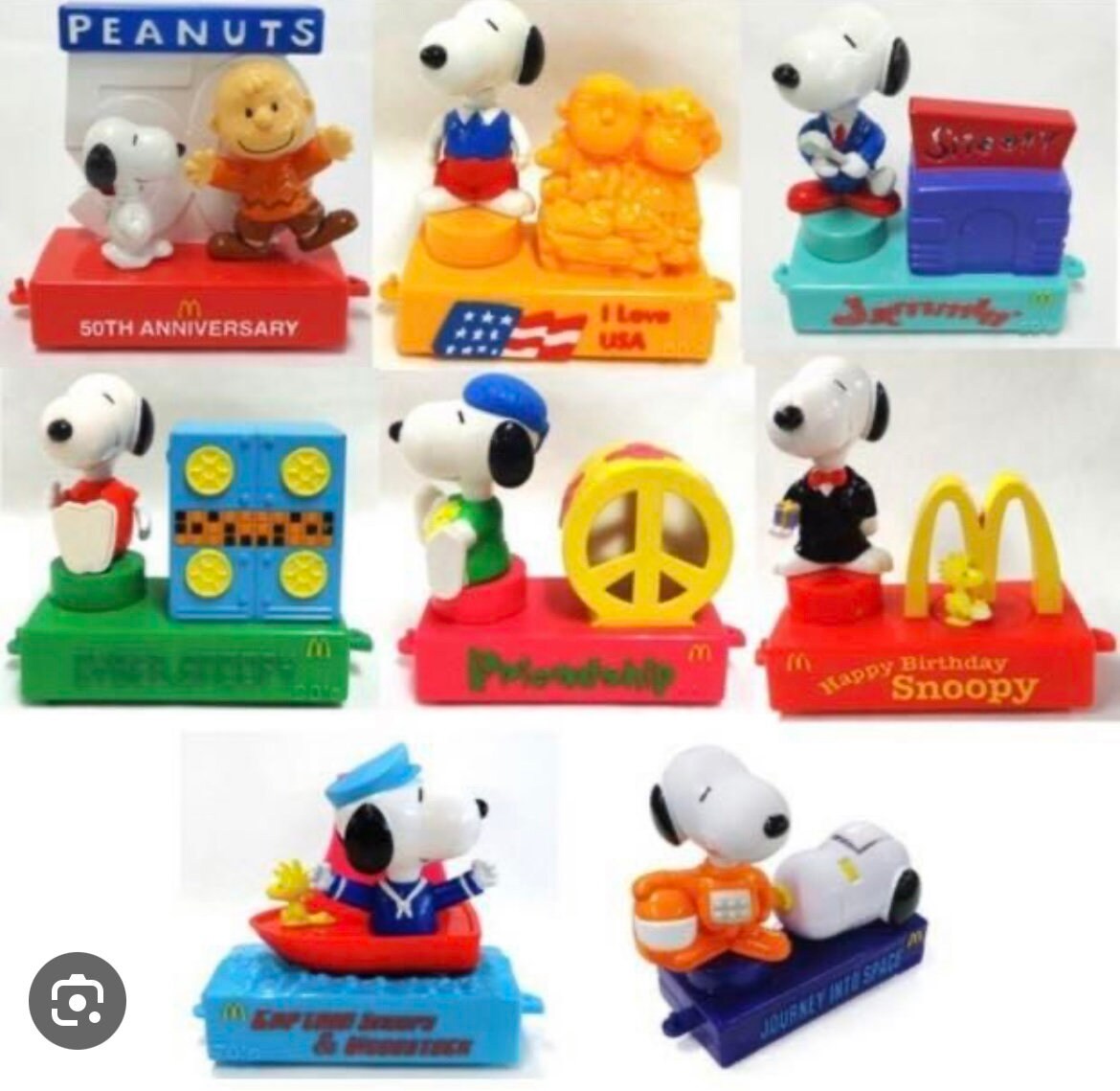 2000年 マクドナルドトイ 『スヌーピーパレードシリーズ』 2000年 マクドナルドトイ 『スヌーピーパレードシリーズ』全8