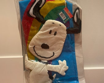 Vintage MIP Peanuts Snoopy Rainbow 3-D Windstock