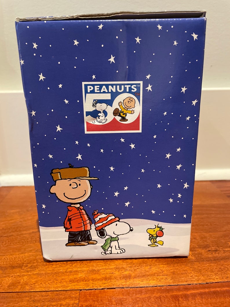 Hallmark Peanuts Snoopy Charlie Brown Christmas Musical Snow Etsy