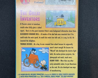 その他 Peanuts: Great Inventors [VHS] 1994 Paramount This is America Charlie Brown - the Great