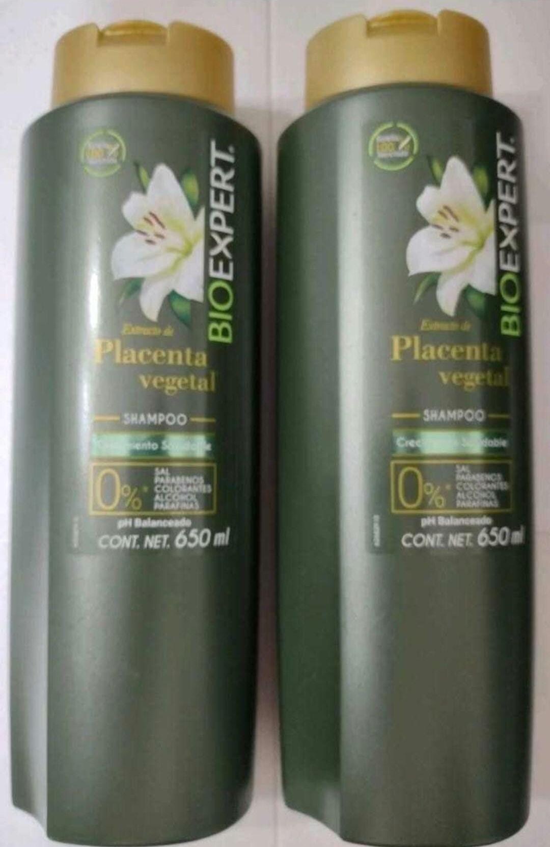 PROTECT HAIR SHAMPOO 500ml つめかえ用　2個 2X BIOEXPERT PLACENTA VEGETAL Shampoo - 2 Big Containers of 650ml