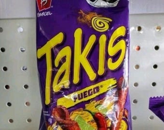 5X BARCEL TAKIS FUEGO Chips - 5 Bags Of 56g Each - Free Shipping