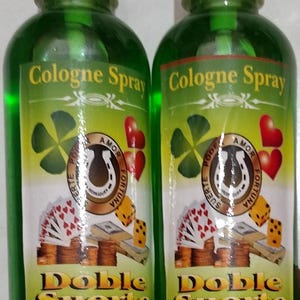 DOBLE SUERTE RAPIDA Cologne Spray Esoterico / Double Good Luck Esoteric Cologne Spray - 2 Bottles of 125ml Each - Free Shipping