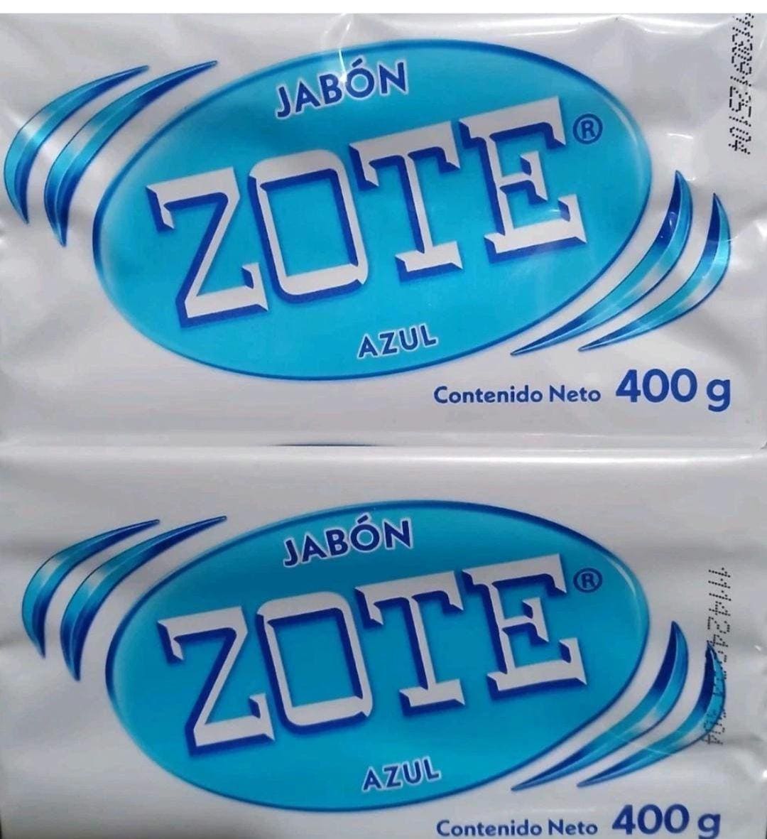 4X ZOTE AZUL LAUNDRY Soap Bars / Jabon Lavanderia De Barra ) - 4