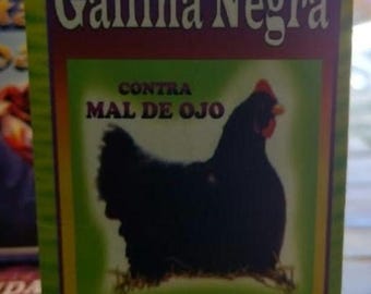 3X GALLINA NEGRA ( contra el ojo ) JABON Esoterico / Black Chicken Esoteric Bath Soap - 3 Soap Bars / 3 Barras de Jabon - Envio Gratis