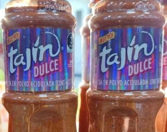 2X TAJIN DULCE CHAMOY Chile en Polvo ( Sweet Flavor Chamoy Chili Powder Seasoning ) - 2 Bottles of 160g each - Free Shipping