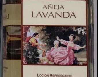 ANEJA LAVANDA Lotion Locion - Big 800ml (27.1 ounces) Glass Bottle - Free Shipping