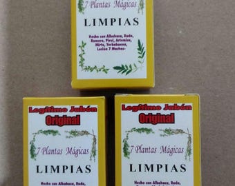 3X 7 PLANTAS MAGICAS LIMPIAS Esoterico / 7 Magical Plants Esoteric Bath Soap - 3 Soap Bars / 3 Barras de Jabon - Envio Gratis