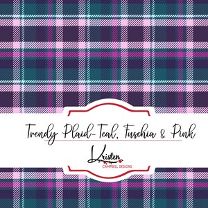 plaid digital seamless pattern, digital download, digital scrapbooking paper, sublimation pattern, plaid printable, commerical use