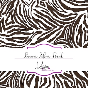 Motivo zebra marrone senza soluzione di continuità, carta digitale, tessuto stampabile, motivo a sublimazione, carta per scrapbooking, carta stampabile, uso commerciale
