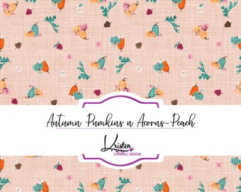 Pumpa sömlöst mönster, digitalt papper, kommersiellt bruk, scrapbookingpapper, sublimeringsmönster, utskrivbart tyg, höstrand