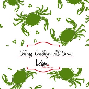Crab digital paper, Seamless repeat, digital download, digital Scrapbooking paper, printable Crab paper, sublimation design, commercial use