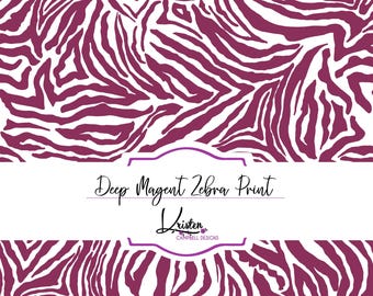 Motivo zebrato magenta senza soluzione di continuità, carta digitale, carta per scrapbooking, motivo a sublimazione, tessuto stampabile, stampa animalier, uso commerciale
