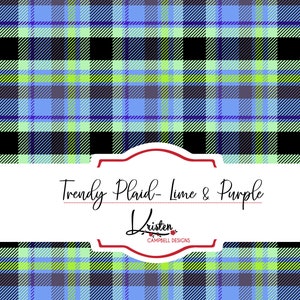 Plaid Seamless pattern, digital scrapbooking paper, digital download, sublimation pattern, plaid printable, blue plaid, commercial use