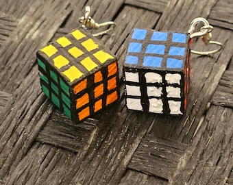 Rubix Cube Earrings