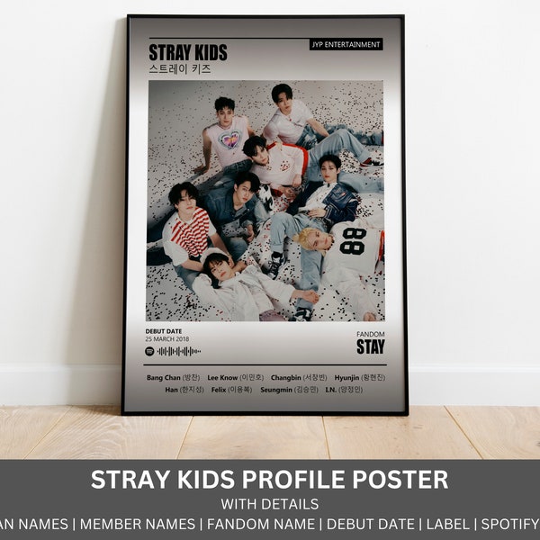 Stray Kids Aesthetic Poster - Etsy