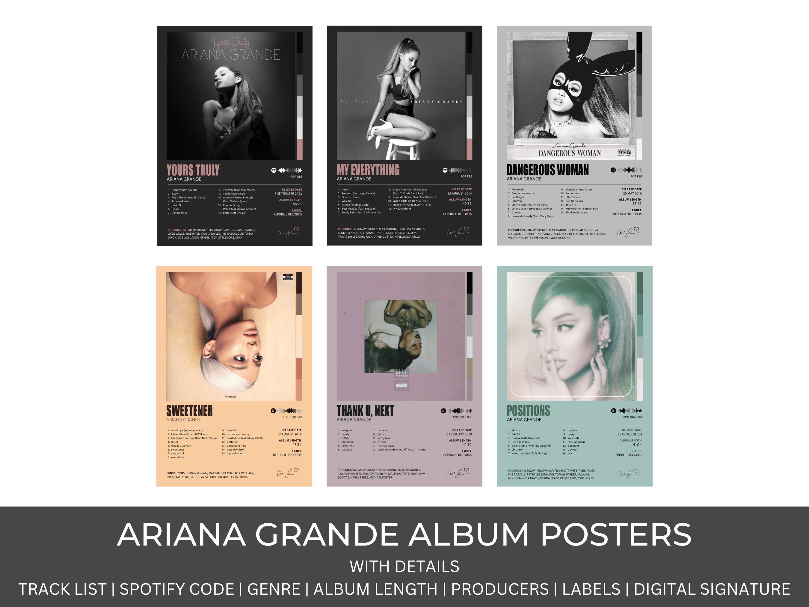 Ariana Grande In New Photo For Her Upcoming Album Eternal Sunshine Home  Decor Poster Canvas - Masteez