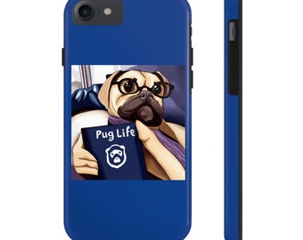 Tough Phone Case for iphone pug life