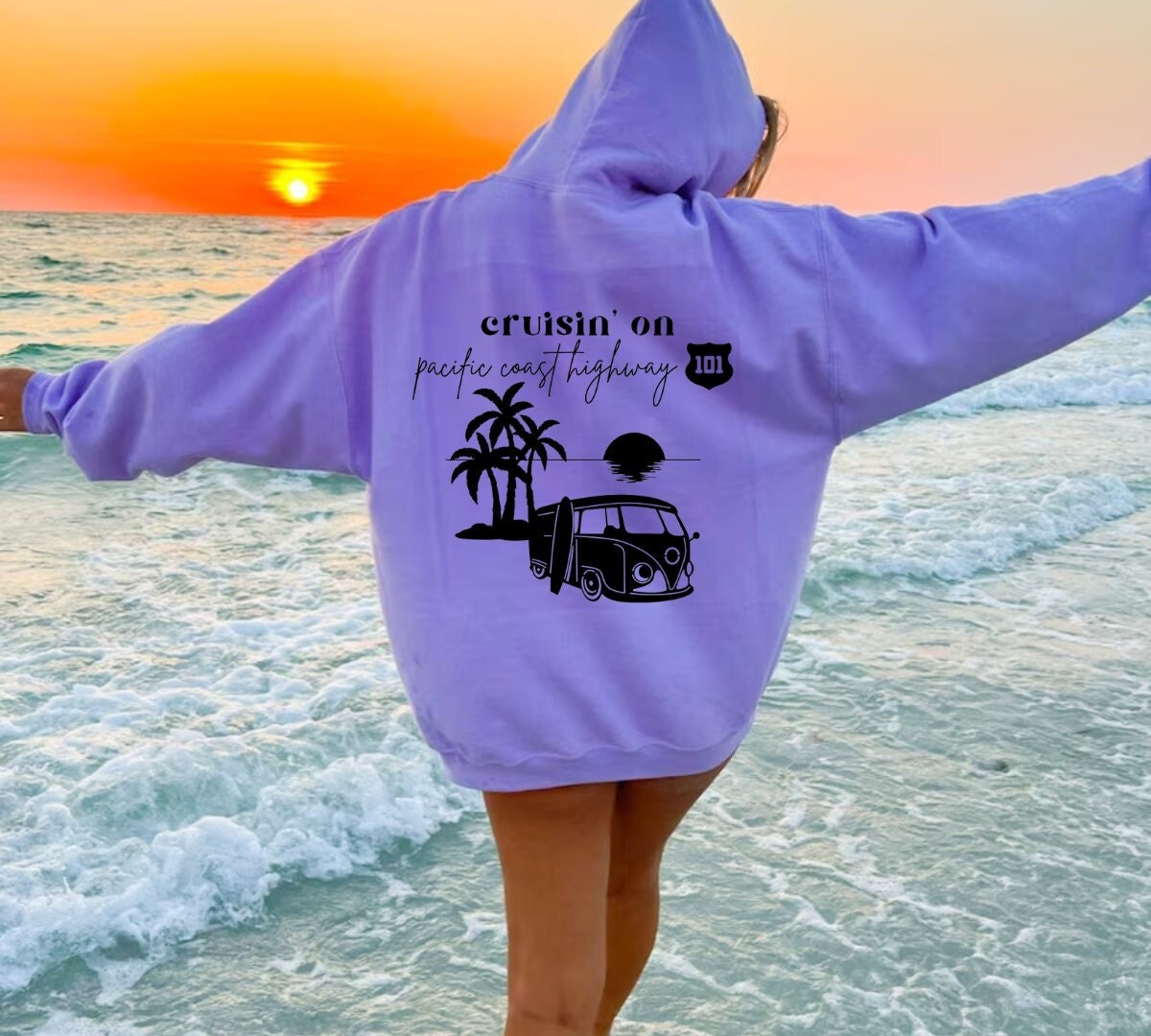 Pacific Beach Hoody - Etsy