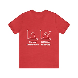 Paramormal Distribution Paranormal Distribution, Funny Math Teacher Shirt, Gift for Math ...