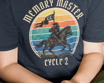 CC Memory Master Shirt, Cycle 2 Knight Shirt, Classical Conversations Inspired Shirt, Homeschool Student Shirt, Medieval History Kids Tee