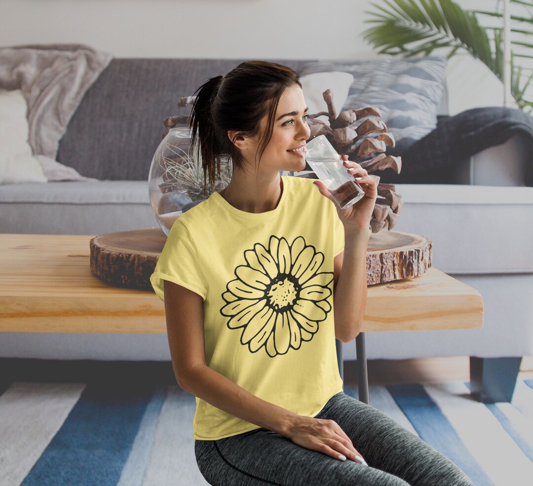 Pressed Flower Shirt Botanical Shirt Wild Flower Shirt Pressed Etsy