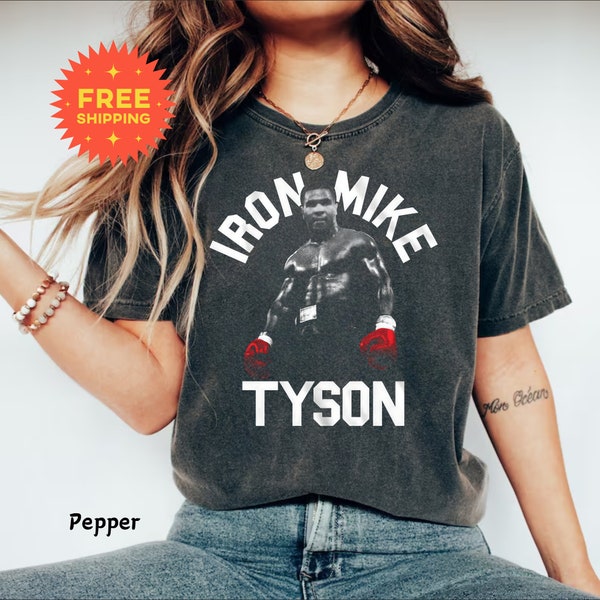 Iron Mike Tyson t-shirt | Mike Tyson vintage 90s shirt | Iron Mike Tyson vintage style graphic shirt
