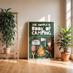Vintage Camping Print Outdoors Poster Adventure Wall Art Cabin Wall Decor Outdoor Sports Wall Art Camping Poster Digital Download Wall Art