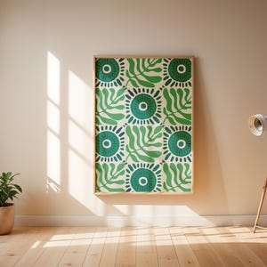 Greece Wall Art Mediterranean Print Green Trendy Summer Poster Coquette Room Decor Greek Summer Poster Minimalist Coastal Kitchen Decor