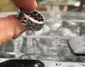 Hand crafted Stainless Steel Ring, Banded Ring, Handmade Ring, handmade Jewelry, Band Ring, Mens Ring, Mens Band Ring, Welded Art, Man Gift