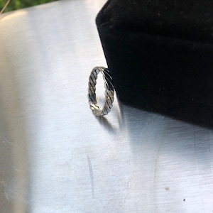 The Aurora Ring ; Handmade Stainless steel ring, Women’s ring ; Mens ring ; Welded ring