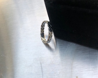 The Aurora Ring ; Handmade Stainless steel ring, Women’s ring ; Mens ring ; Welded ring