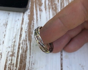 The Excalibur Ring; Handcrafted ring; Welder ring ; Mens ring ; womens ring; stainless steel ring