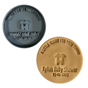 Baby Shower Custom Cookie Stamp Cutter | Personalized Baby Girl Boy Biscuit stencil Cake Decorating New Born Gift|Fondant Stamp Baking Tools