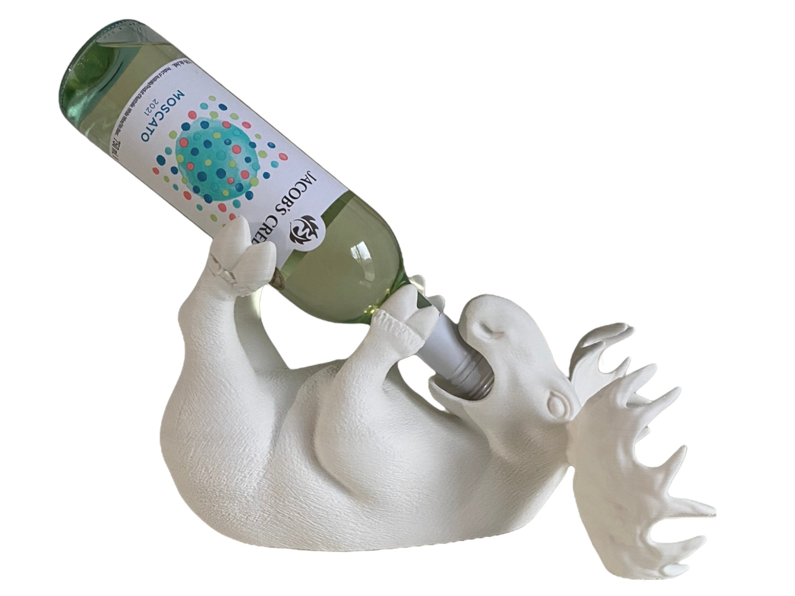 Moose wine bottle holder hotsell