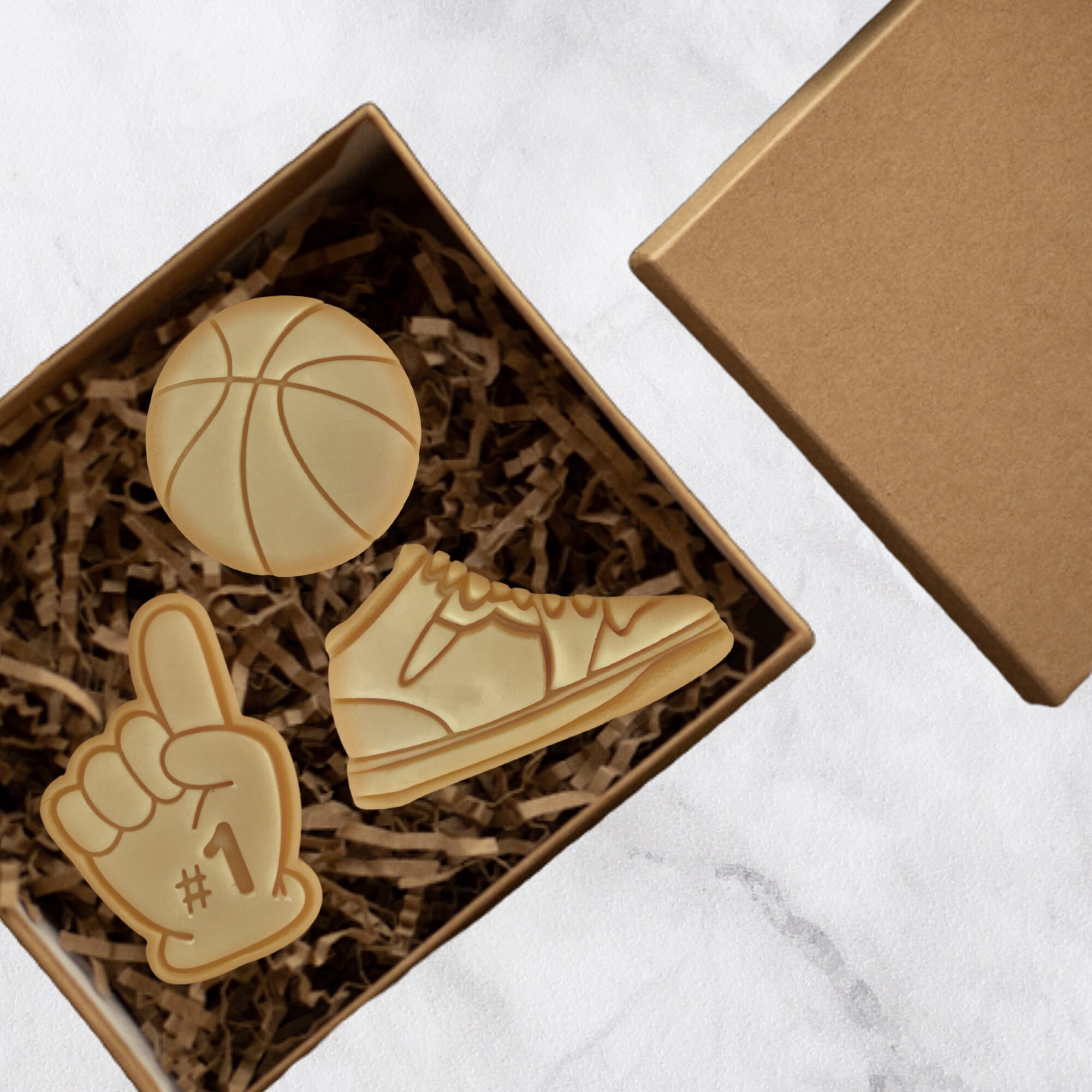 Basketball Cookie Cutter Set of 5 Basketball Hoop Foam Finger